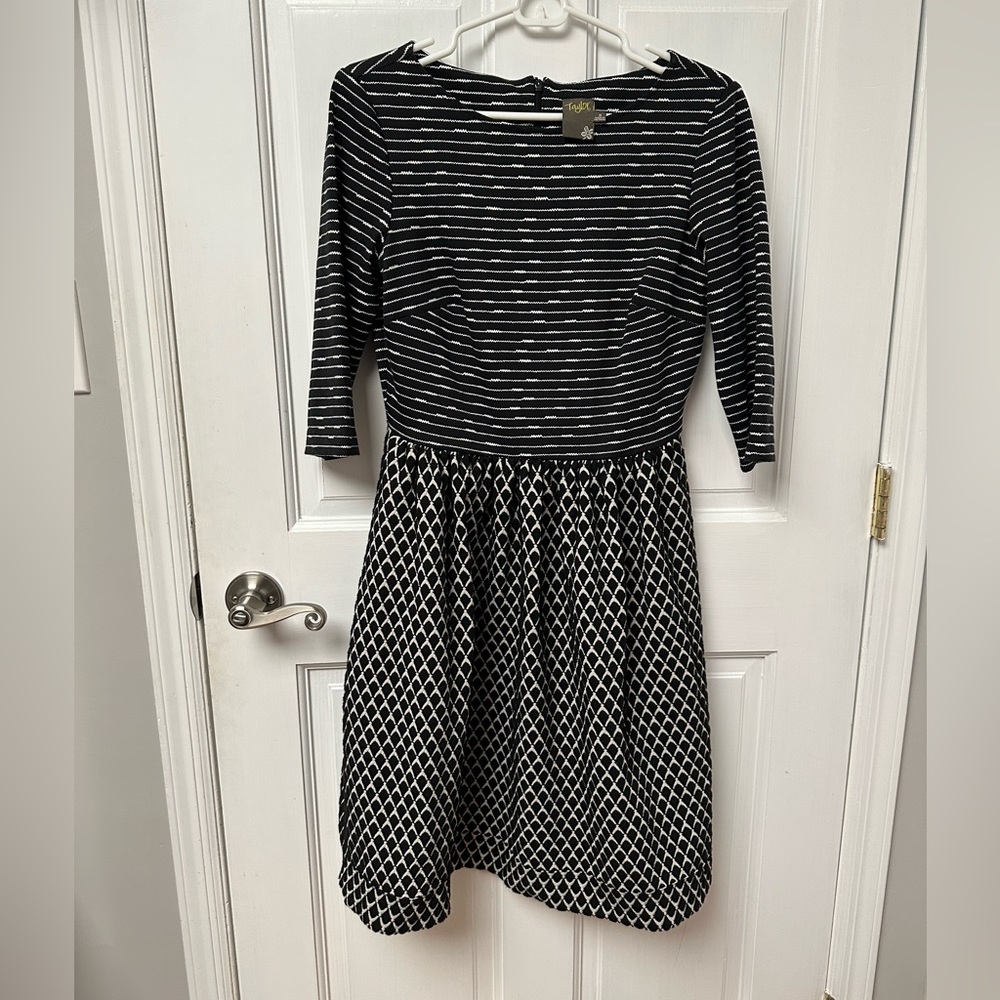 Taylor mixed media dress